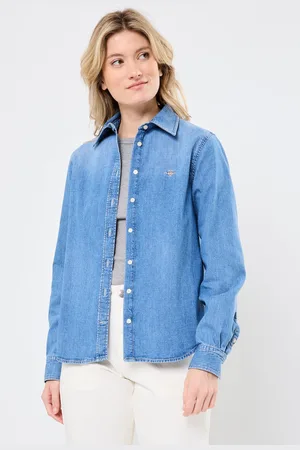 GANT Reg Denim Shirt - Abbigliamento - Taglia 34