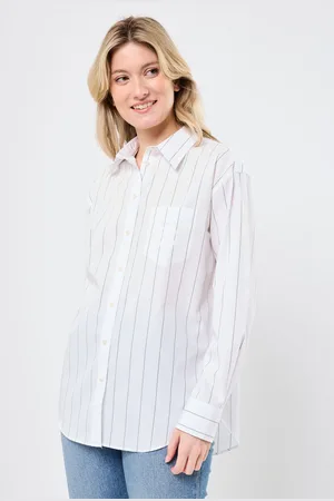 GANT REL STRIPED CONTRAST SHIRT - Abbigliamento - Taglia 34