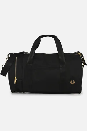 Fred Perry Textured Nylon Barrel Bag - Bagagli - Taglia T.U