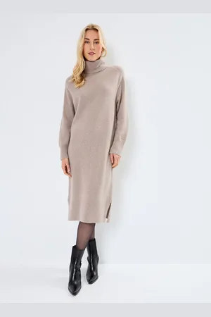 GANT Herringbone Detail Rollneck Dress - Abbigliamento - Taglia L