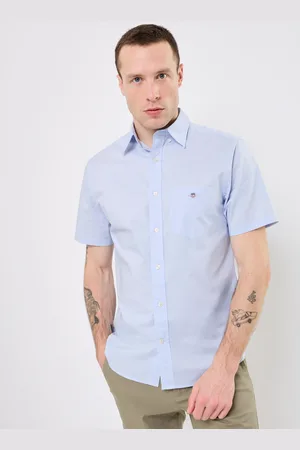 GANT Reg Poplin Ss Shirt - Abbigliamento - Taglia L