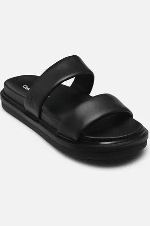 Calvin Klein FLAT MOLDED DOUBLEBA - Sandali e scarpe aperte - Taglia 40