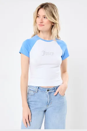 Juicy Couture Contrast Raglan Baby Tee - Abbigliamento - Taglia XS