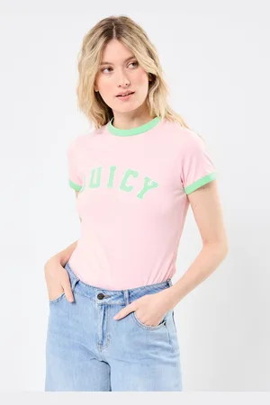 Juicy Couture Juicy Collegiate Ringer T_Shirt - Abbigliamento - Taglia XS