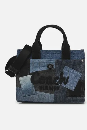 Coach Patchwork Denim Cargo Tote 20 - Borse - Taglia T.U