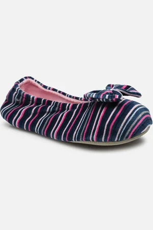 Isotoner Ballerine Velours – Grand Nœud W - Pantofole - Taglia 35 - 36