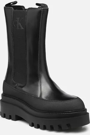Calvin Klein FLATFORM CHELSEA BOOT LTH WN - Stivaletti e tronchetti - Taglia 40