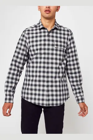 Calvin Klein Minimal Placket Check Shirt - Abbigliamento - Taglia S