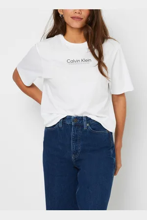 Calvin Klein Coordinates Logo Graphic T-Shirt - Abbigliamento - Taglia L