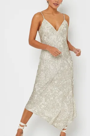 Calvin Klein Viscose Marble Print Slip Dress - Abbigliamento - Taglia 34