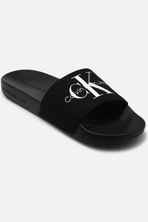 Calvin Klein SLIDE MONOGRAM CO - Sandali e scarpe aperte - Taglia 40