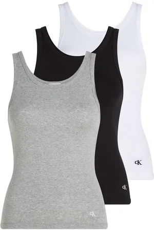 Calvin Klein Scoop Neck Cotton Ta LV00QS7493 - Abbigliamento - Taglia M
