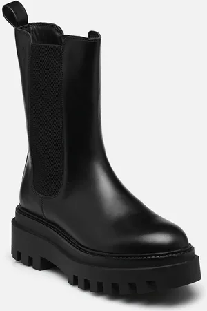 Calvin Klein FLATFORM CHELSEA BOOT MG LTH - Stivaletti e tronchetti - Taglia 40
