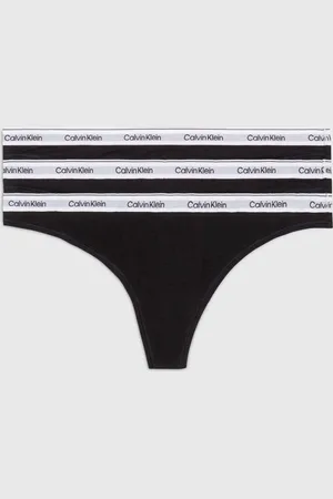 Calvin Klein Thong 3Pk 000QD5209E - Abbigliamento - Taglia L