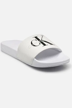 Calvin Klein SLIDE MONOGRAM CO - Sandali e scarpe aperte - Taglia 36