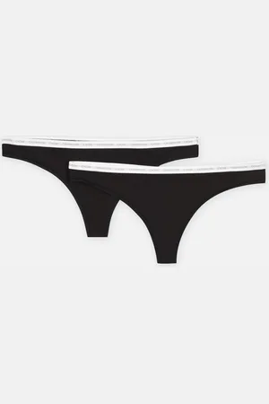 Calvin Klein Thong 2Pk - Abbigliamento - Taglia L