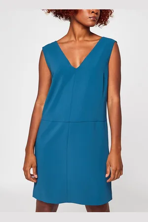 Calvin Klein Travel Crepe V Neck Dress - Abbigliamento - Taglia 34