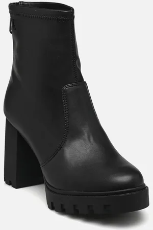 Calvin Klein HEEL PLATFORM ZIP BOOT MG NAPPA - Stivaletti e tronchetti - Taglia 39