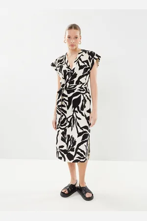 GANT Rel Palm Print Ss Dress - Abbigliamento - Taglia 38