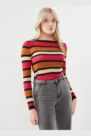 VILA Viember New L/S Glitter Knit Top/Su - Abbigliamento - Taglia S
