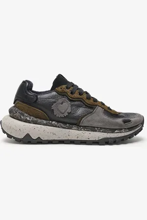 Satorisan Chacrona Metta Buckingham - Scarpe Casual Uomo - Sneakers Vintage Pelle - Colore - Taglia 41