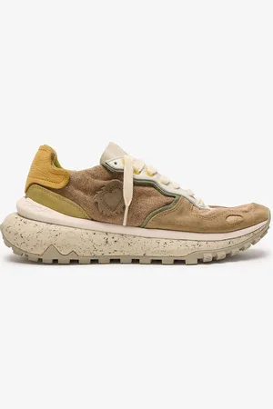 Satorisan Chacrona Metta Lino Whitewisp - Scarpe Casual Uomo - Sneakers Vintage Pelle e lino - Colore - Taglia 40