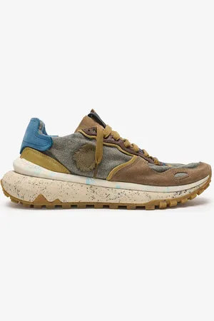 Satorisan Chacrona Metta Lino Whitewisp - Scarpe Casual Uomo - Sneakers Vintage Pelle e lino - Colore - Taglia 41
