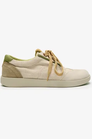 Satorisan Hatko Vintage - Scarpe Casual Uomo - Sneakers Vintage Pelle e lino - Colore - Taglia 40