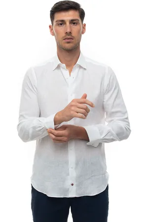 Carrel Camicia lino manica lunga
