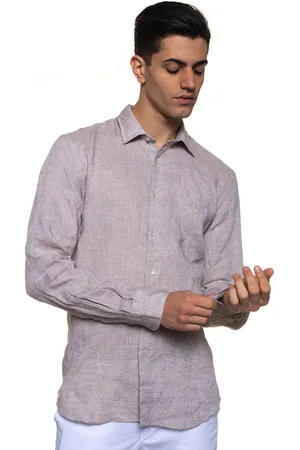 Vincenzo De Lauziers Camicia lino manica lunga