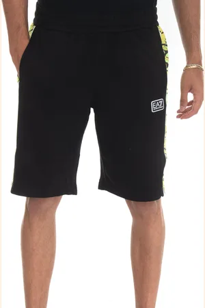 EA7 Bermuda in cotone felpato