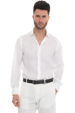 Carrel Camicia lino manica lunga