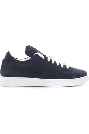 Kiton Sneakers bassa in suede e gomma