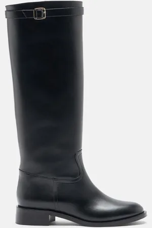 Scarosso Lauren Black - Donna Stivali - Vitello 35
