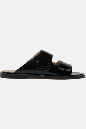 Scarosso Karen Black Patent - Donna Sandali - Vernice 35