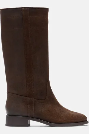 Scarosso Tess Brown Suede - Donna Stivali - Camoscio 35