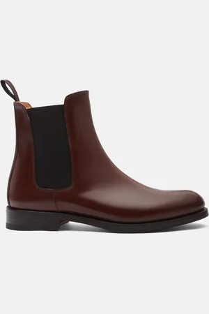 Scarosso Elena Castagno - Donna Chelsea Boots - Vitello 36