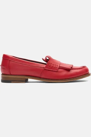 Scarosso Bridget Rossa Edit - Donna Mocassini & Scarpe Basse - Vitello 35