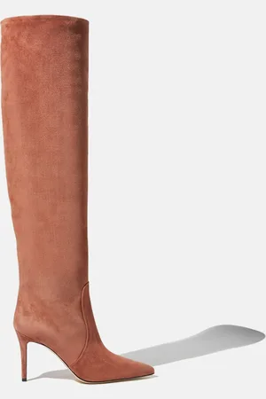 Scarosso Carra Powder Suede - Donna Stivali - Camoscio 35
