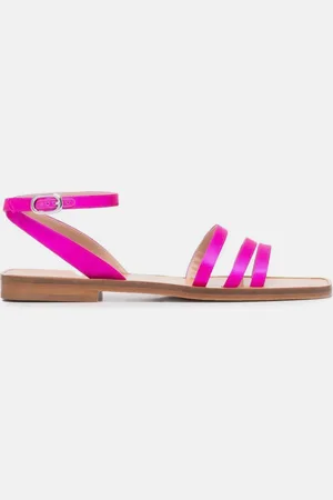 Scarosso Sarah Fuchsia Silk - Donna Sandali - Seta 35