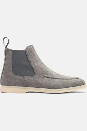 Scarosso Eugenia Grigia Scamosciata - Donna Chelsea Boots - Camoscio 36