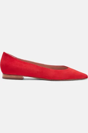 Scarosso Iris Rossa Scamosciata - Donna Mocassini & Scarpe Basse - Camoscio 35