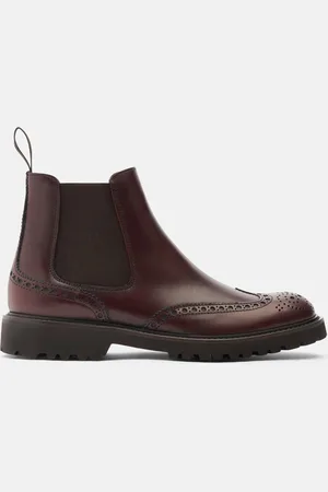 Scarosso Poppy Burgundy - Donna Chelsea Boots - Vitello 35