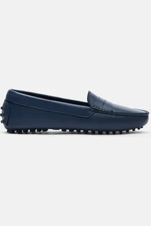 Scarosso Ashley Blue - Donna Mocassini Con Gommini - Vitello 35