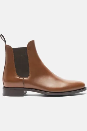 Scarosso Giancarlo Castagno - Uomo Chelsea Boots - Vitello 40