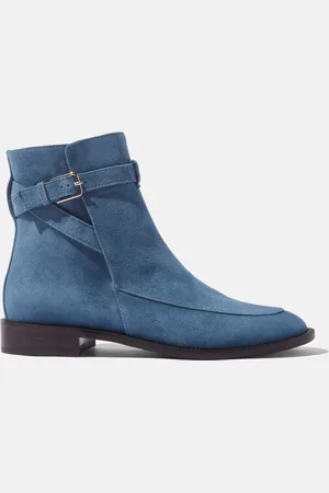 Scarosso Kelly Blue Suede - Donna Stivali - Camoscio 37,5