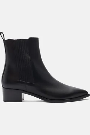 Scarosso Olivia Nera - Donna Chelsea Boots - Vitello 35