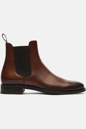 Scarosso Enzo Castagno - Uomo Chelsea Boots - Vitello 40