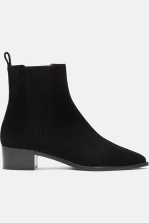 Scarosso Olivia Nera Scamosciata - Donna Chelsea Boots - Camoscio 35