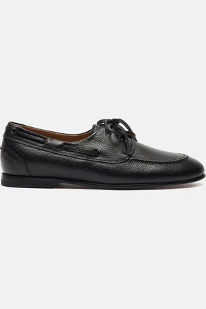 Scarosso Ginevra Nera Martellata - Donna Mocassini - Vitello 35